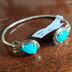 NWT Kendra Scott Andy Cuff, Teal Magnesite